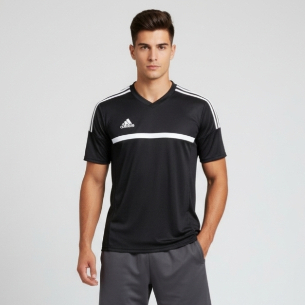 Adidas Men's Climacool Sample Black Soccer Jersey Shirt Size M